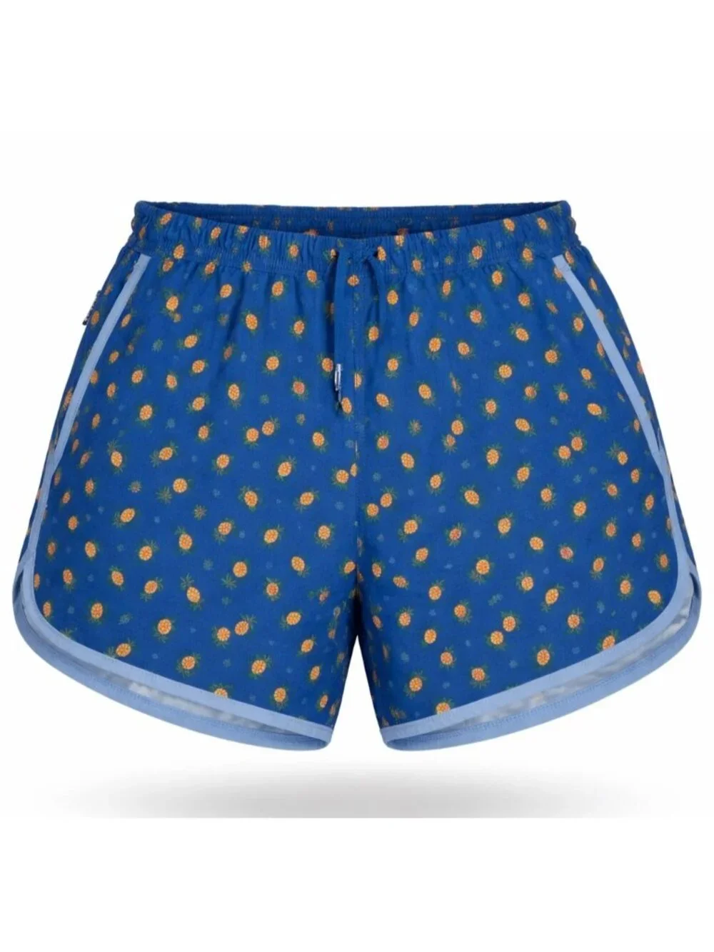 Bonobos Throwback Swim Trunks in Blue Pineapple Party Size Large